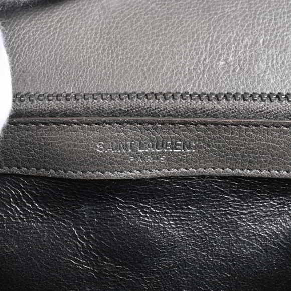 Saint Laurent Leather College 2way Chain Shoulder Bag Gray - Picture 6 of 9